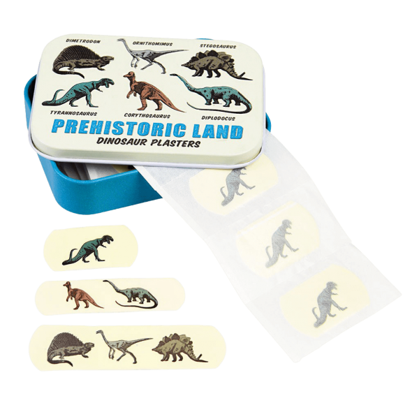 Pflaster in Metall-Box Dinosaurier &quot;prehistoric land&quot;
