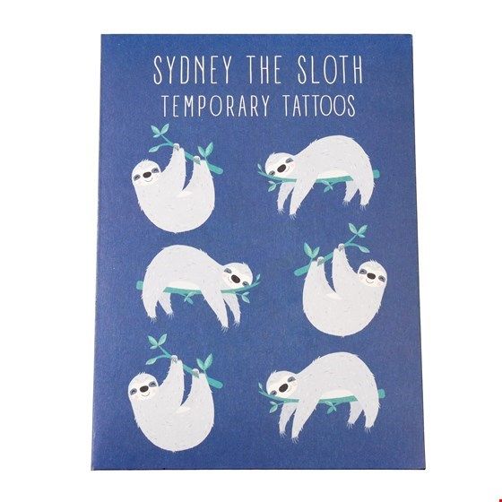 Tattoos &quot;Sydney the sloth&quot;, Faultier