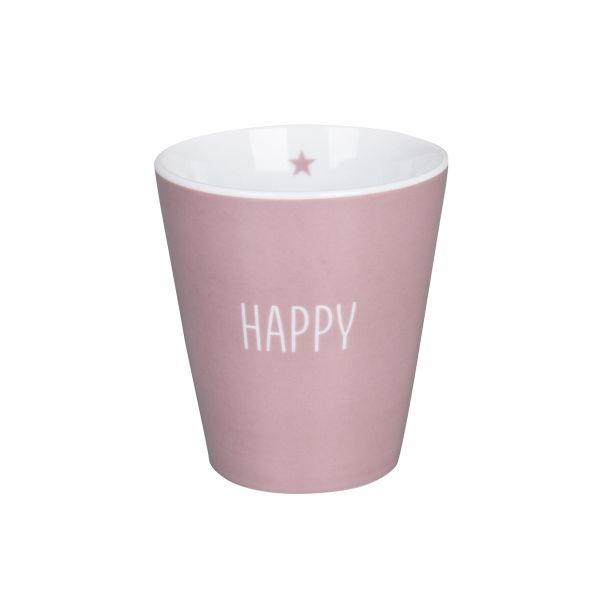 Tasse altrosa, Happy, Happy mug